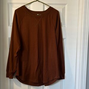 Brown Long Sleeve Sweatshirt